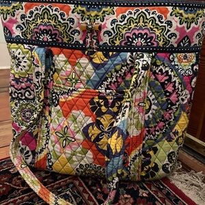 Vera Bradley Large Quilted Tote Bag